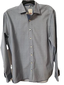 Haupt Finest Quality Body Fit Dress Shirt Mens Sz L - 16.5 41/42 Blue/White NWOT - Picture 1 of 8