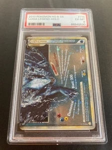 PSA 6 Lugia Legend Heartgold & Soulsilver Top 2010 Pokemon Spanish #114 Holo - Picture 1 of 3