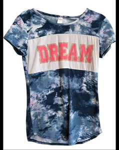 No Boundaries Kid’s Girl’s Shirt Tiedye (DREAM) Blue And Pink - Size Large - Picture 1 of 6