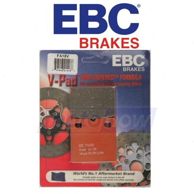 EBC Rear Semi-Sintered V Brake Pads for 1985-1988 BMW K100RT - Brake Brake wl Foto 1 de 4