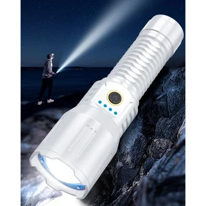 Laser Flashlights 5000.000 High Lumens Rechargeable, Super Bright LED Flashli... - Picture 1 of 6