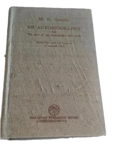RARE - M.K. Gandhi -An Autobiography – 14th Print (10,000 Copies) Navajivan Pub - Bild 1 von 10