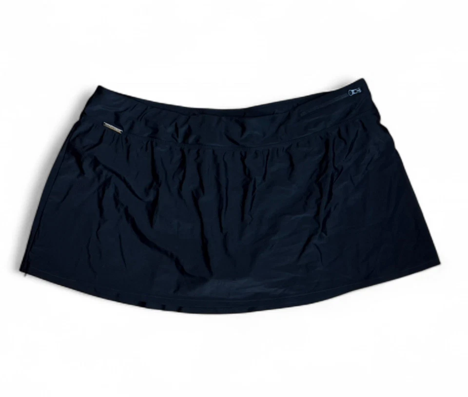 ZeroXposur Women’s Black Swim Skirt, Size 18W - Image 1 of 4
