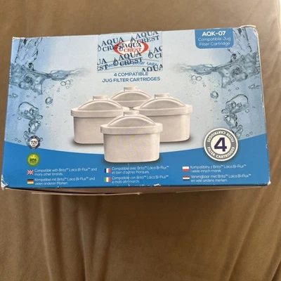 *AQUA CREST  4 Pack AQK-07 Compatible Jug Filter Cartridges - Image 1 of 4