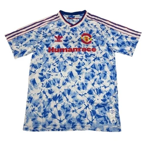 Camiseta Adidas Human Race Manchester United Talla Grande Tie Dye Look Rara - Imagen 1 de 12