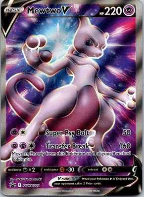 Black Star Promo Mewtwo V SWSH229 Promo SWSH: Sword & Shield Promo Cards - Image 1 of 2