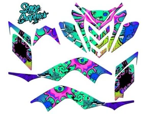 2009-2012 RAPTOR 700 ZANY Teal Senge Graphics Kit Compatible with Yamaha - Bild 1 von 7