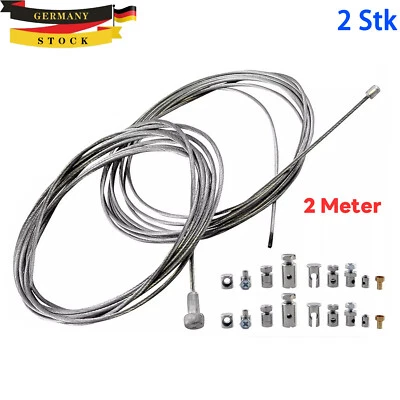 Bowdenzug - Nippel Reparatur Set Seilzug Gaszug Kupplungszug Bremszug universal - Bild 1 von 4