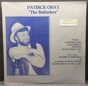 Patrick Gray "The Balladeer", SEALED LP, Country Folk, 1986, Mist Music NR 16709 - Imagen 1 de 10