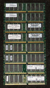 3.5GB DDR PC2100 (266MHz) & PC3200 (400MHz) 184-pin Desktop Memory For PC, Mac