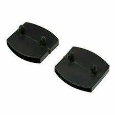 2 PINS Cap 55*55*17mm TAPPO NERO CENTRO termina titolari di alta qualità in plastica