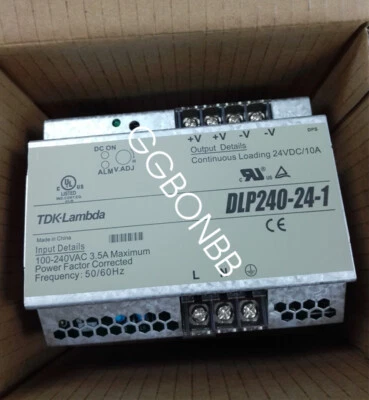 NEW DLP240-24-1 TDK-LAMBDA Rail Type Switching Power Supply 24V 10A FedEx or DHL - Imagem 1 de 3