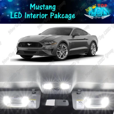 CANBUS Luces LED interiores blancas + Kit de luces de marcha atrás para Ford Mustang 2015-2021 Foto 1 de 4