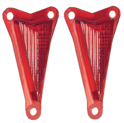 Conjunto de lentes ponta de flecha marcador lateral traseiro OER 5960473 1968 Pontiac Firebird  - Imagem 1 de 3