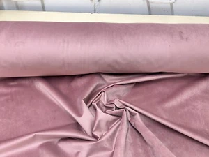 SAMTPOLSTERSTOFF 140 CM BREIT DESIGNER MATERIAL SOFAABDECKUNGEN pink - Bild 1 von 9