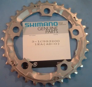 Shimano Deore XT M750/570-5 O-32T x 94BCD MTB Chainring-NEW/NOS-5 to 9-Spd- NIB - Picture 1 of 8