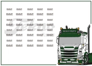 Tekno | 88247 DAF mudflaps "WaterDecal" Set 1:50 Scale Code 3 ? - Picture 1 of 1