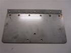 STAINLESS STEEL TRIM TAB PLATE WITH HINGE 12" X 6" MARINE BOAT