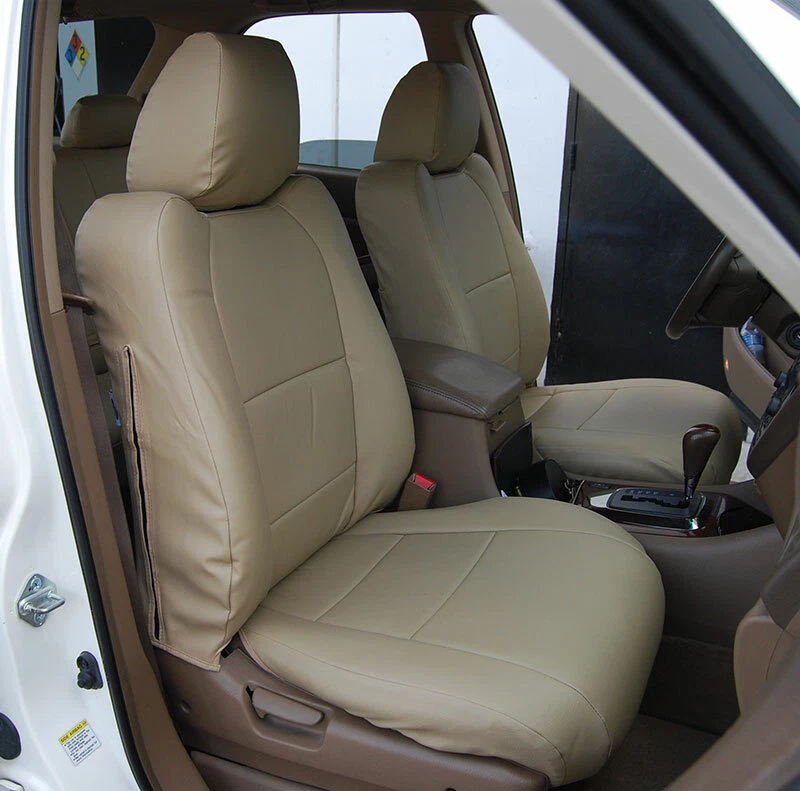 IGGEE S.LEATHER CUSTOM SEAT COVERS FOR 1991-1997 LEXUS GS300  13 COLORS - Image 1 of 4