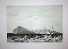 1852 Capri Island Ice Île Italia Italie Italia Billmark Vue Lithographie