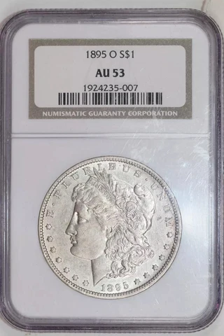 1895-O MORGAN DOLLAR NGC AU53 Cover