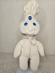 Pillsbury Doughboy 1997 Plüsch Sitzsack 8 Zoll Puppe Spielzeug Promo mit Etikett - Bild 1 von 10