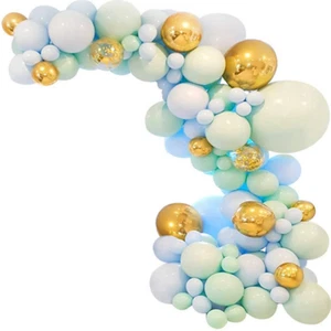 126Pcs Green Balloon Arch Kit Set Birthday Wedding Baby Wreath Decoration - Picture 1 of 8