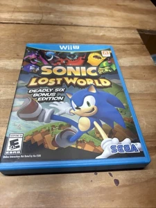 Sonic Lost World: Deadly Six Bonus Edition - Wii U probado en caja original envío rápido - Imagen 1 de 8