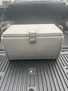 PEPSI COLA Vintage Aluminum COOLER - ICE CHEST & Tray Estate Find Retro - Picture 1 of 14