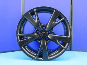 OEM Single Lexus Black Rim 18" x 8" x 1/2" 3R 51 D #1 ALY99541U79N Offset 45 - Picture 1 of 12