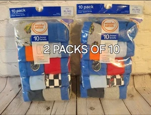 Big Boys Boxer Briefs 2 10-Packs Size XL 14-16 Cotton Soft - Picture 1 of 4