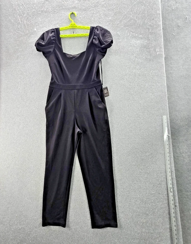 Mono Express Mujer M Negro Cremallera Reunida Manga Corta Nuevo con Etiquetas Foto 1 de 4