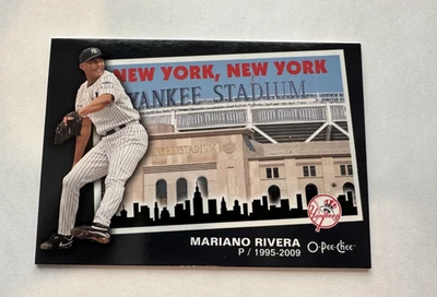 Карта Мариано Ривера Нью-Йорк Нью-Йорк 2009 O-Pee-Chee #NY-8 Yankees незначительный недостаток - Изображение 1 из 3
