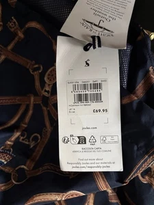 JOULES Holkham Navy Blue Bridle Waterproof Packable Raincoa UK16 BNWT RRP £69.95 - Picture 1 of 10