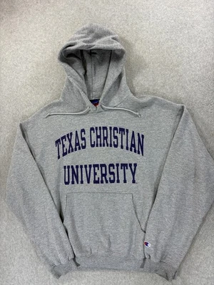TCU Horned Frogs Champion Screened Logo Campus Hoodie Sweatshirt (Men's Large) - Image 1 of 4