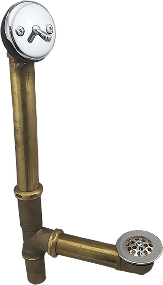 PROFLO PFWO250 Chrome Tub & Shower Waste / Overflow Drain - For Tubs 18" - 24"H - Image 1 of 1