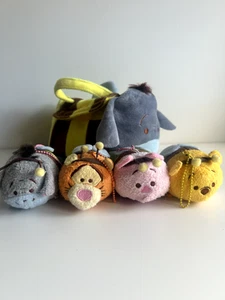Disney Japan Eeyore Tsum Tsum Bee Set Mini Eeyore, Tigger, Piglet, Pooh - Foto 1 di 4