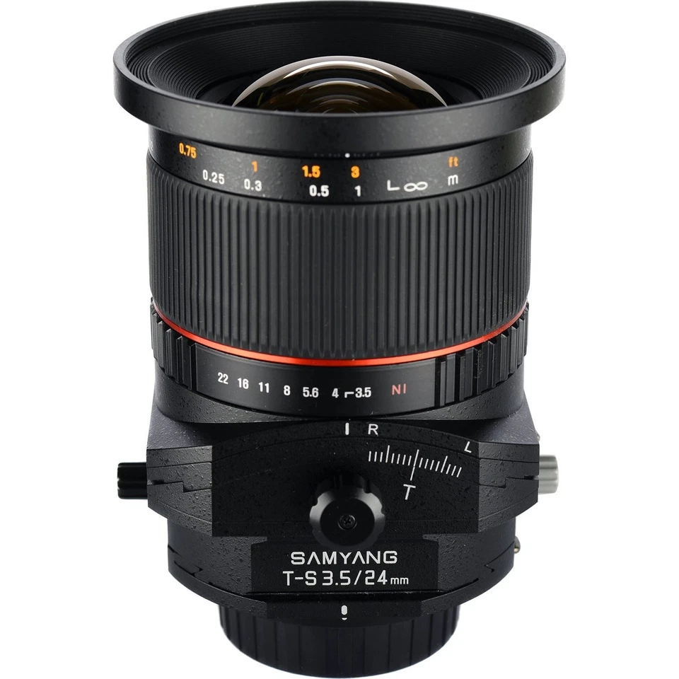 Lente de cambio de inclinación Samyang 24 mm F3,5 para Nikon - ¡Nueva! Foto 1 de 1
