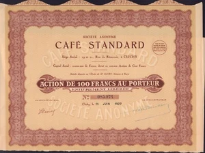 Cafe Standard Clichy / Paris France 1927 - Picture 1 of 1