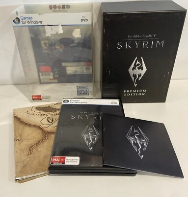 The Elder Scrolls V - Skyrim - Premium Edition | Windows PC DVD | Inc Map - Image 1 of 4