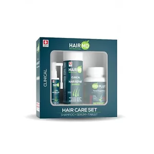 HairMD Set di riparazione capelli clinica (1 mese di utilizzo) (Shampoo + siero + vitamina capelli) - Foto 1 di 5
