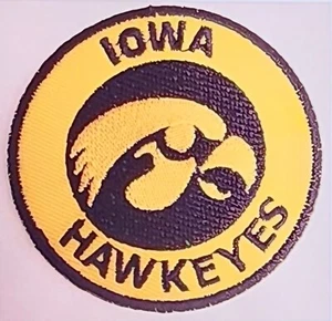 Iowa Hawkeyes NCAA College bordado hierro en parche 3" - Imagen 1 de 1
