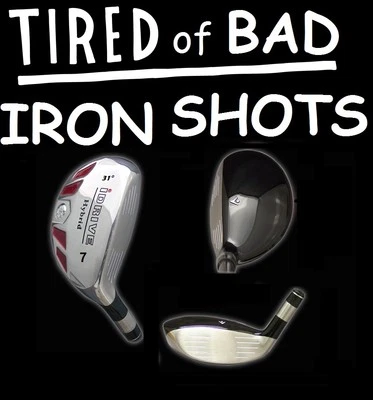 IDRIVE GOLF Hybrid CUSTOM made Regular Graphite taylor fit #7 IronWood rescue 31° CLUB