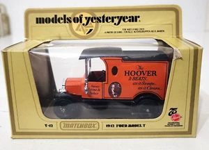 Matchbox Models of Yesteryear 1:35 Scale Y-12 1912 Ford Model T Hoover - Picture 1 of 3