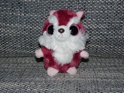 Glubschi - Eichhörnchen der Marke YooHoo & Friends weiß - rot - rosa - brombeer - Bild 1 von 3