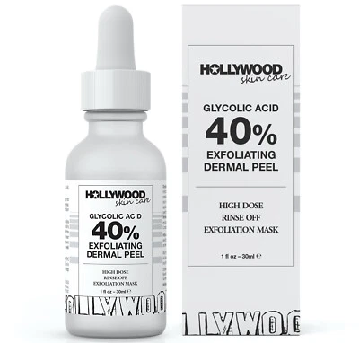 Glycolic Acid Chemical Face Peel Kit Medical Grade AHA Pure Acne Scars Wrinkles - Image 1 of 4