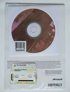 Microsoft Windows XP Professional Pro 32 bits SP2 OEM CD alemán NUEVO versión completa - Imagen 1 de 3