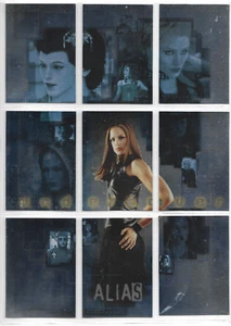 Alias Season Two - 9-Card Undercover Puzzle Chase Set U1-9 - EXC Inkworks - 2003 - Picture 1 of 2