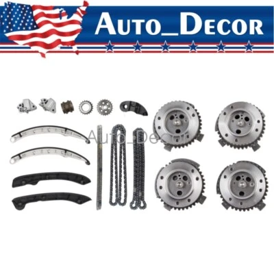 Kit de cadena de distribución de bomba de agua apto para Land Rover LR4 Range Rover 5,0 L engranaje de leva Foto 1 de 4