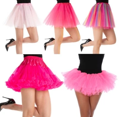 STYLEX PARTY Rosa TUTU Röcke Kürbis Halloween Kostüm Tanz Rave Petticoat